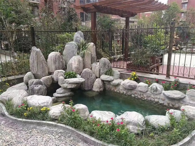 沈北家庭庭院水景设计